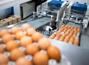 Працівник виробництва яєчної продукції в Голландії