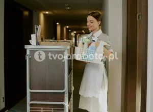 Покоївка в приморському готелі