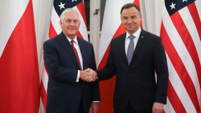 Визит госсекретаря США в Польшу