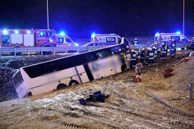 В Польше попал в аварию украинский автобус, есть погибший и пострадавшие